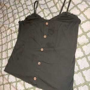 Women's Green Camisole Top